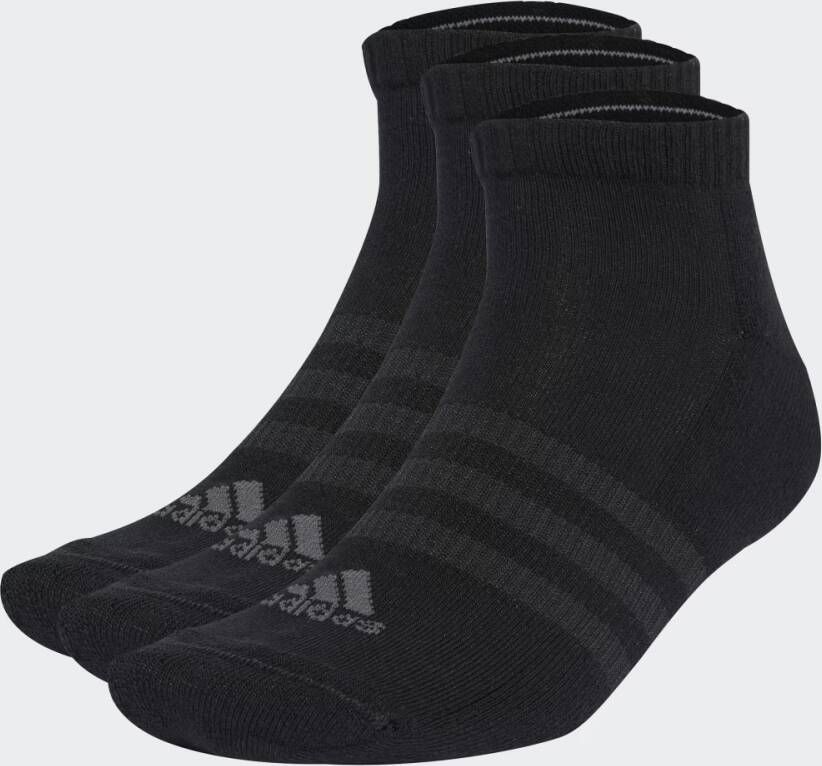 Adidas Performance Gevoerde Korte Sokken 3 Paar