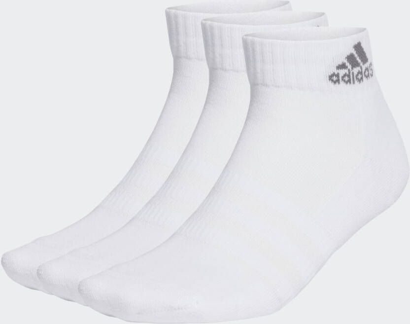 Adidas Perfor ce Gevoerde Sportswear Enkelsokken 3 Paar