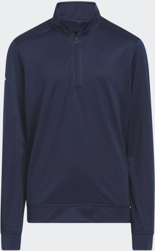Adidas Perfor ce Heather Pullover met Korte Rits