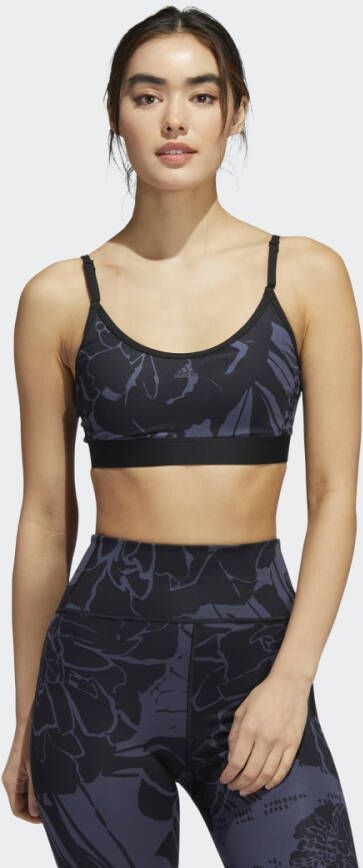 Adidas Performance Light-Support Flower Print Beha