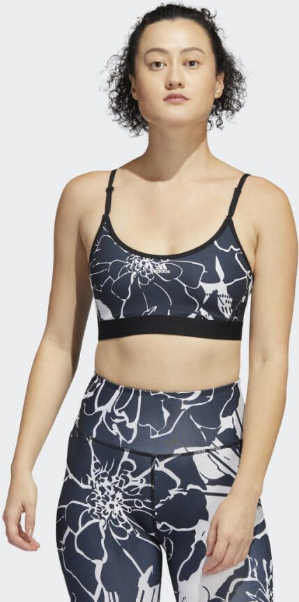 Adidas Performance Light-Support Flower Print Beha