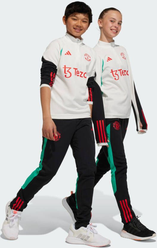Adidas Perfor ce Junior chester United Tiro 23 voetbalbroek training Sportbroek Zwart Polyester 128