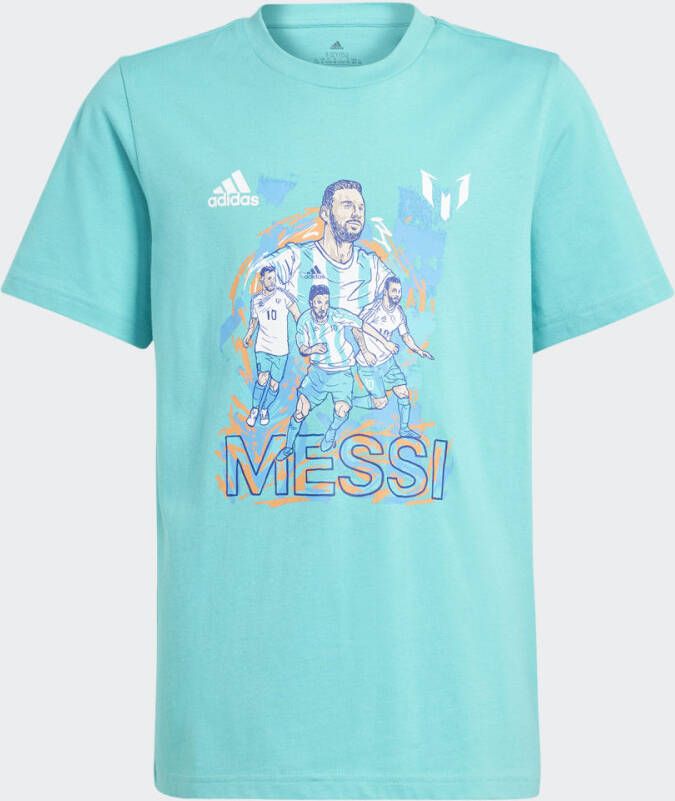 Adidas Perfor ce Messi Football Graphic T-shirt