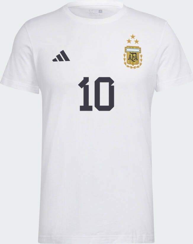 Adidas Perfor ce Messi Football Number 10 Graphic T-shirt