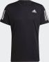 Adidas Own The Run Zwart Hardloop T-shirt Heren - Thumbnail 3