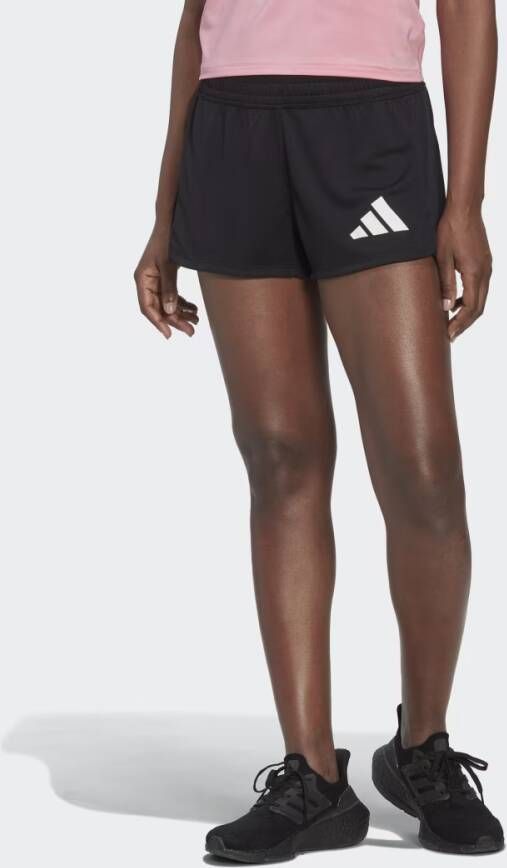 Adidas pacer 3-bar knit sportbroekje zwart dames