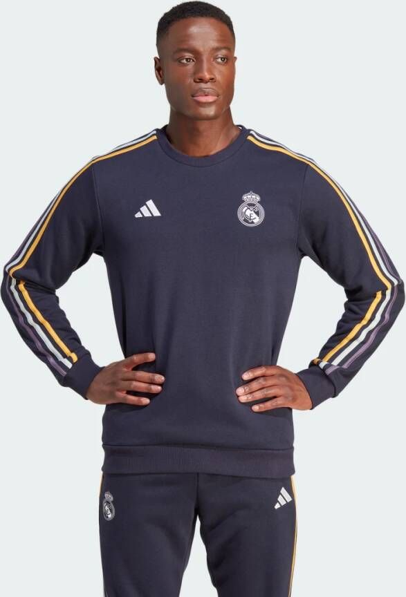 Adidas Sweatshirt Real Madrid 23 24 Marineblauw Voetbaltop