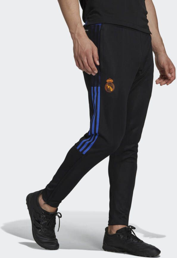 Adidas real madrid trainingsbroek 21 22 zwart paars heren