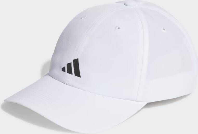 Adidas Witte Visor Hoed Essentials Aeroready Six-Pan Unisex Wit Unisex
