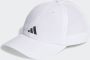 Adidas Witte Visor Hoed Essentials Aeroready Six-Pan Unisex Wit Unisex - Thumbnail 1