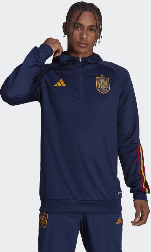 Adidas spanje travel voetbaltrui blauw rood heren