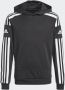 Adidas Perfor ce Junior Squadra 21 voetbalhoodie zwart wit Sportsweater Polyester Capuchon 152 - Thumbnail 1