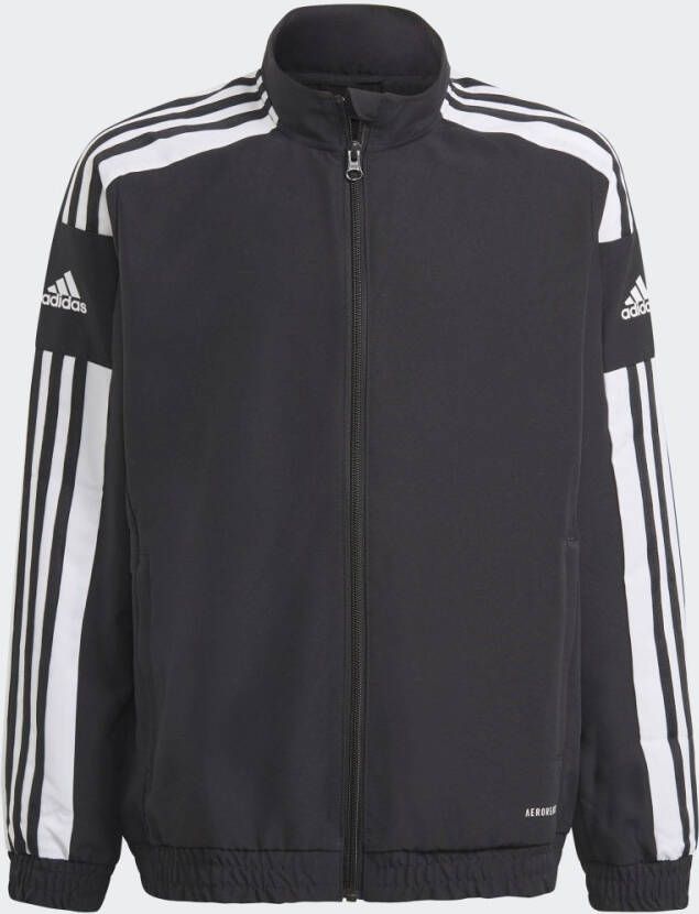 Adidas Perfor ce sportvest zwart wit Gerecycled polyester Opstaande kraag 152