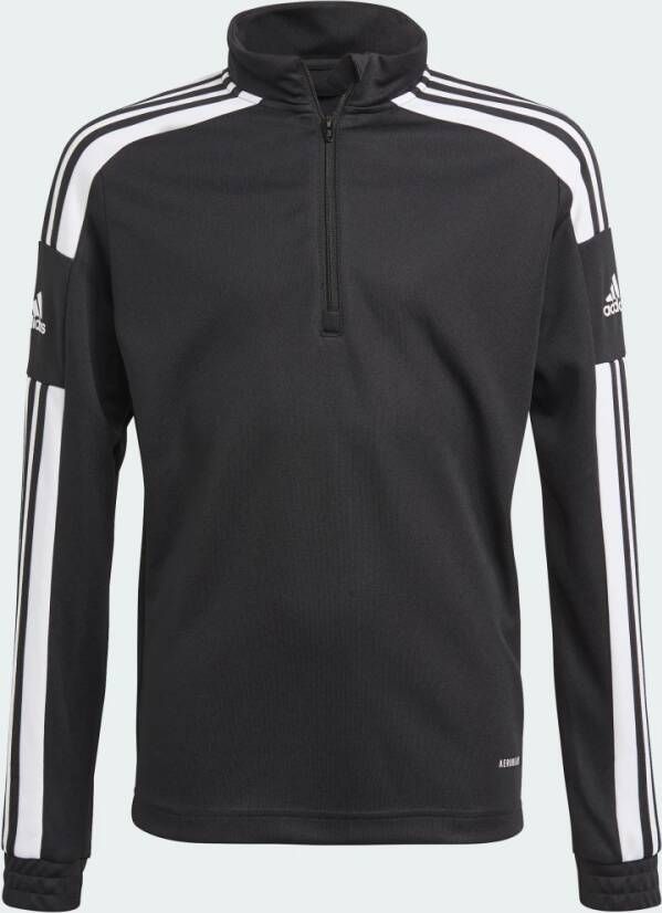 Adidas Perfor ce Squadra 21 voetbalsweater zwart wit Sportsweater Polyester Opstaande kraag 116