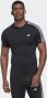 Adidas Performance T-shirt TECHFIT 3-STRIPES TRAINING - Thumbnail 1