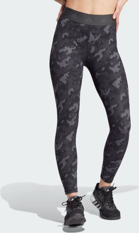 Adidas Training Legging met elastische band model 'Camo'
