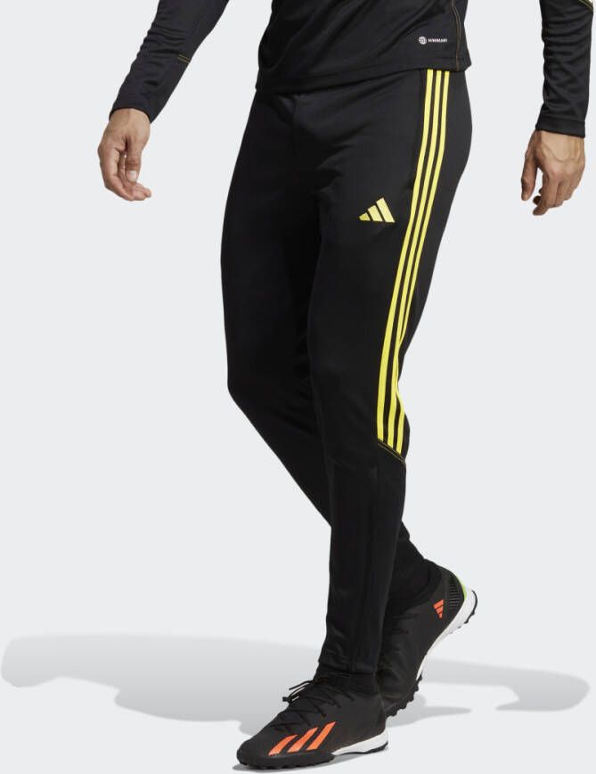 Adidas tiro 23 club trainingsbroek zwart geel heren