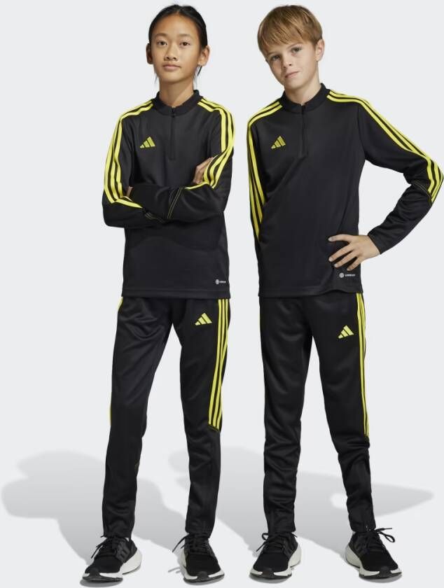 Adidas Perfor ce Junior sportbroek Tiro zwart geel Polyester 128
