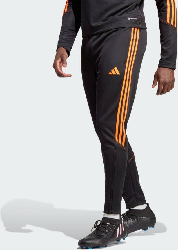 Adidas tiro 23 club trainingsbroek zwart oranje heren