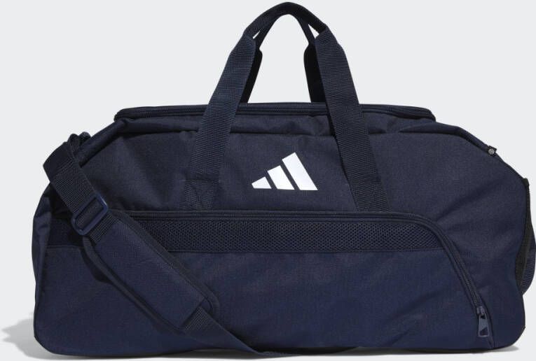 Adidas Scotland Tiro Large Duffle Bag Team Navy Blue 2 Black White- Team Navy Blue 2 Black White