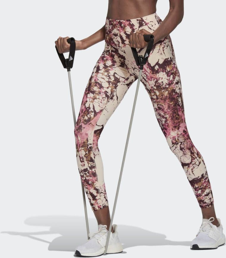 Adidas Performance Yoga Essentials Print 7 8 Legging
