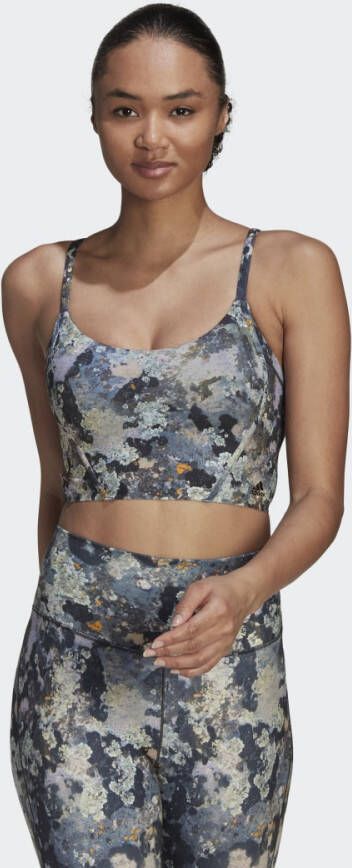 Adidas Performance Yoga Light-Support Long Line Graphic Beha