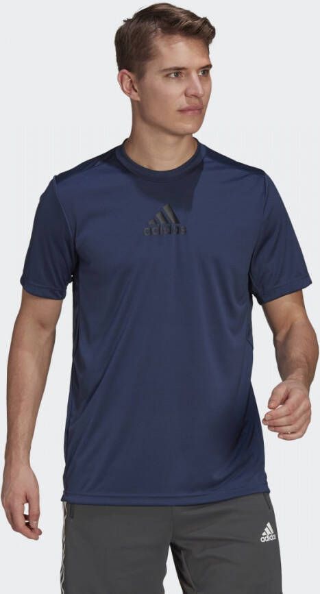 Adidas Primeblue Designed To Move Sport 3 Stripes T shirt