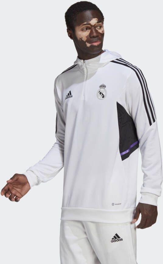 Adidas real madrid tiro 22 voetbaltrui 22 23 wit zwart heren
