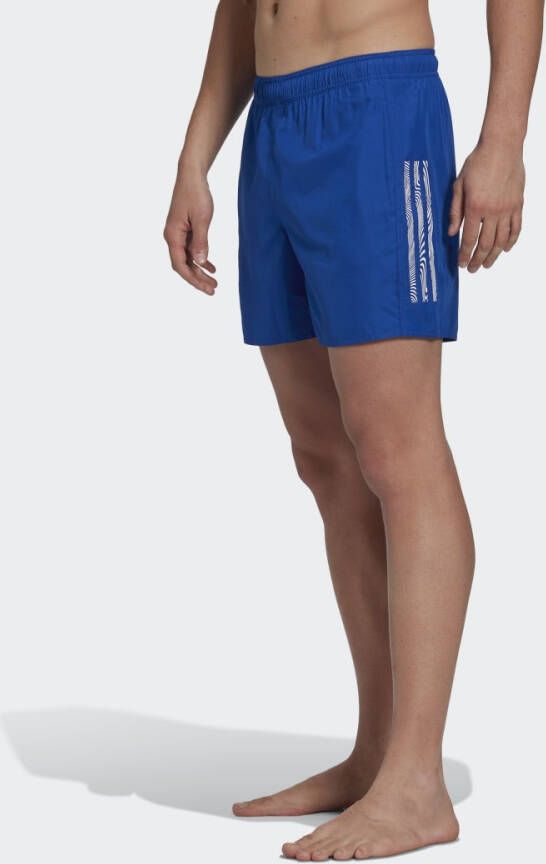 Adidas Performance Short Length Mid 3-Stripes Zwemshort