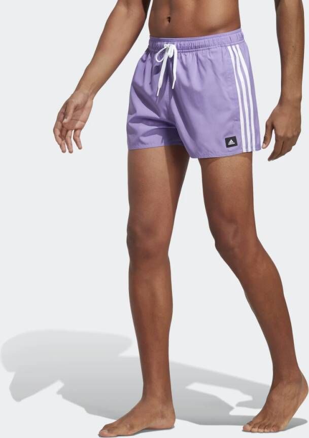 Adidas Originals 3-stripes Zwemshort Sportshorts Kleding violet fusion white maat: M beschikbare maaten:S M