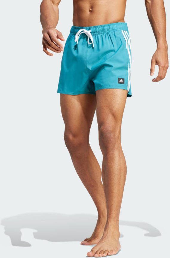 Adidas 3-Stripes CLX Zeer Korte Zwemshort - Foto 2