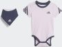 Adidas Sportswear 3-Stripes Onesie met Slab - Thumbnail 1