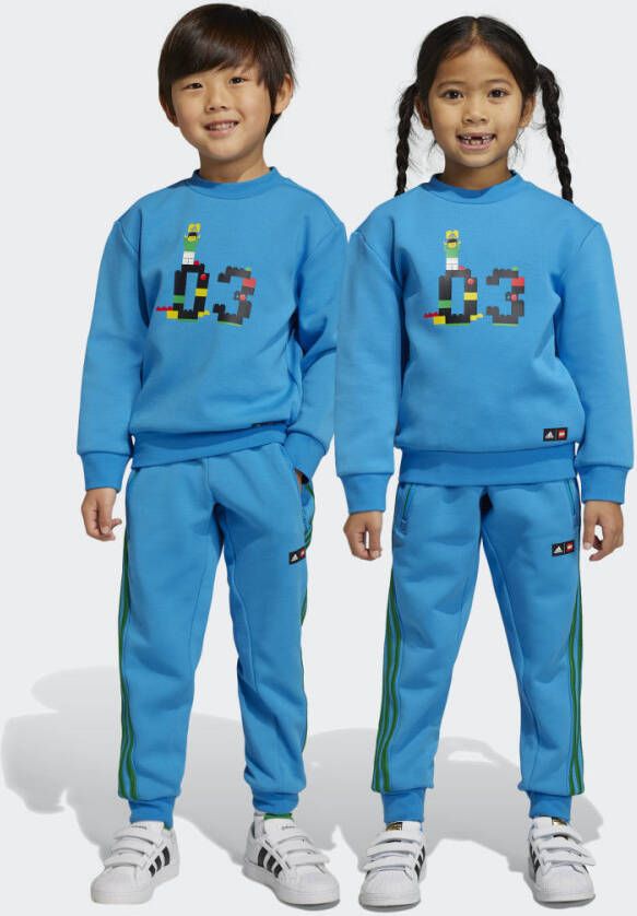 Adidas Sportswear adidas x Classic LEGO Sweatshirt en Broek Set