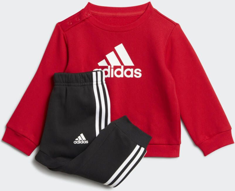 Adidas Sportswear joggingpak rood zwart Katoen Ronde hals 104