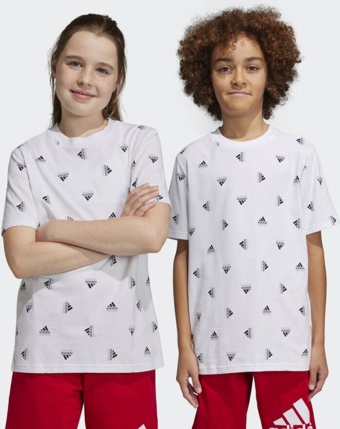 Adidas Sportswear Brand Love Allover Print T-shirt