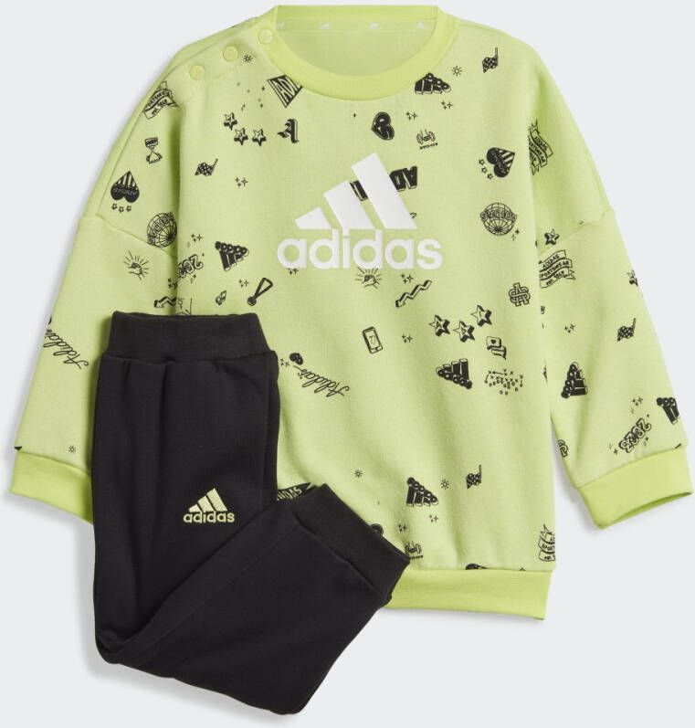 Adidas Sportswear Brand Love Sweatshirt Set Kids
