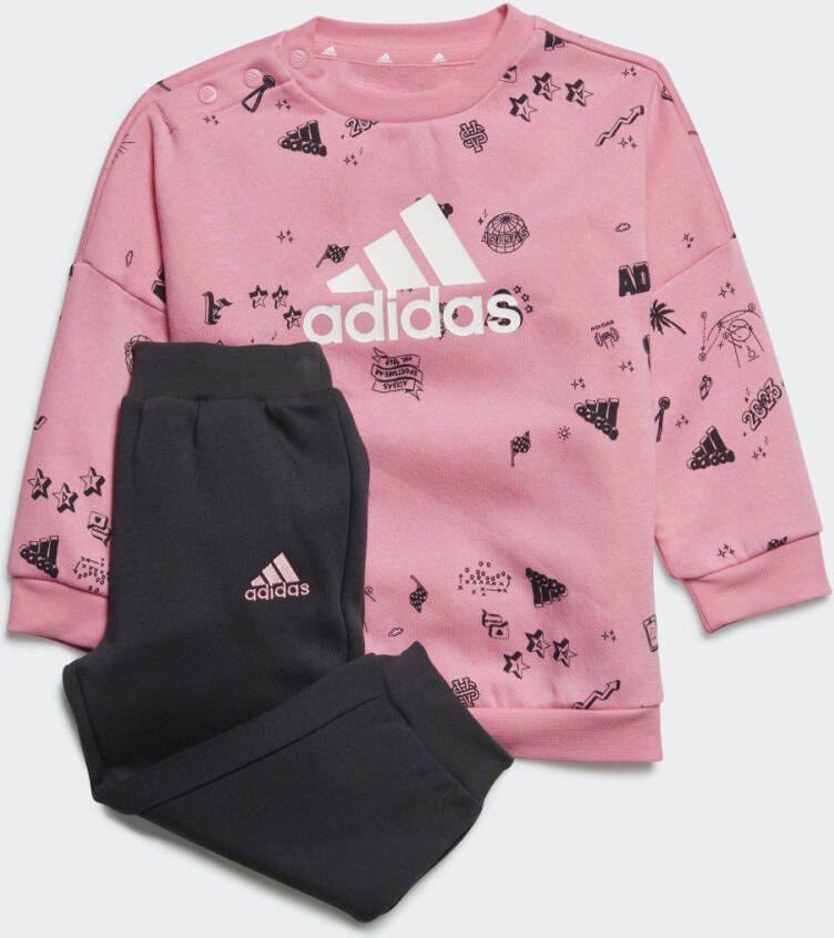 Adidas Sportswear Brand Love Sweatshirt Set Kids