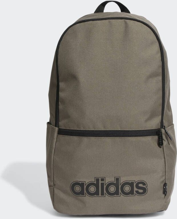 Adidas Perfor ce rugzak Linear Classic 20L olijfgroen zwart Gerecycled polyester