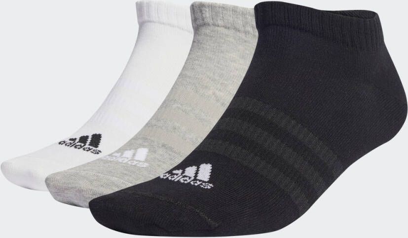 Adidas Sportswear Dunne en Lichte Sportswear Korte Sokken 3 Paar