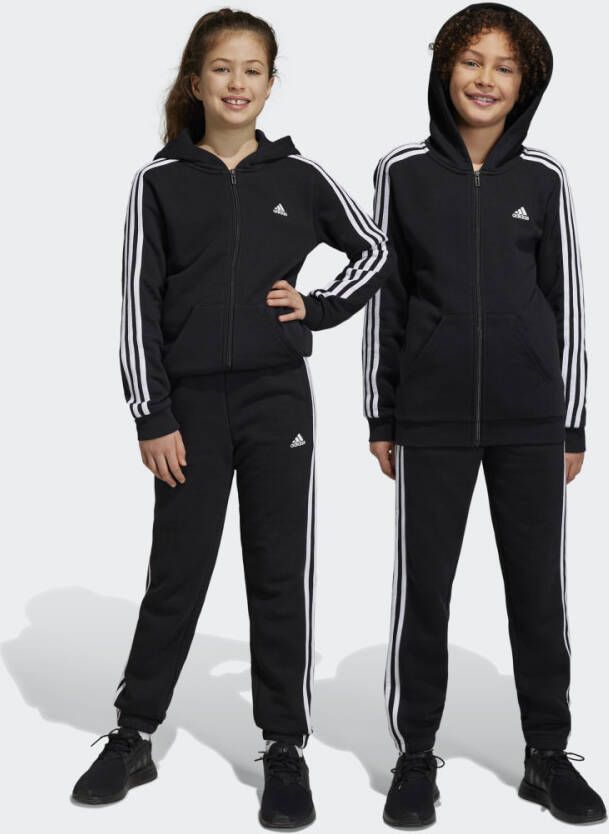 Adidas Sportswear trainingsbroek zwart Polyester Effen 128