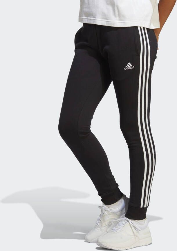 Adidas Badge Of Sport 3-Stripes Joggers Black White- Dames Black White