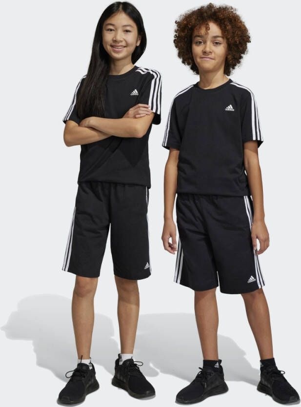 Adidas Sportswear short zwart wit Korte broek Katoen 128