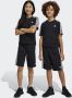 Adidas Sportswear short zwart wit Korte broek Katoen Effen 176 - Thumbnail 1