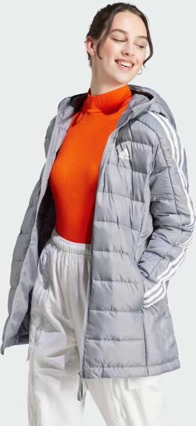 Adidas Sportswear Essentials 3-Stripes Light Donsparka met Capuchon - Foto 1