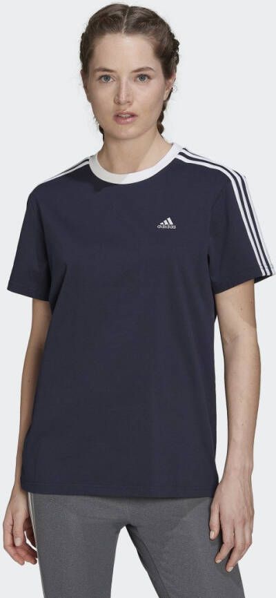 Adidas 3-Stripes Badge of Sport T-Shirt Legend Ink White- Dames Legend Ink White