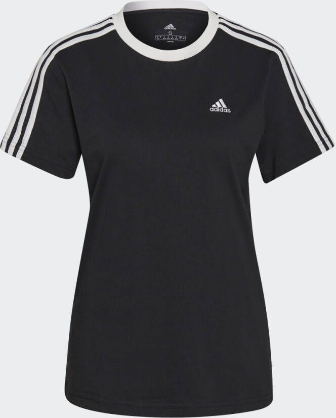 Adidas Essentials 3 Bands for Women T -Shirt Zwart Dames