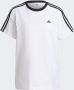 Adidas 3-Stripes Badge of Sport T-Shirt White Black- Dames White Black - Thumbnail 2