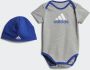 Adidas Sportswear Essentials Big Logo Bodysuit en Beanie Cadeauset Kids - Thumbnail 1