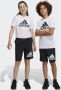 Adidas Sportswear sportshort zwart wit Korte broek Katoen 164 - Thumbnail 1