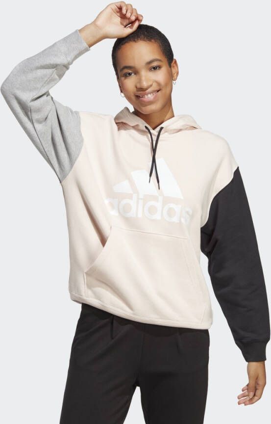 Adidas Sportswear Essentials Big Logo Oversized French Terry Hoodie